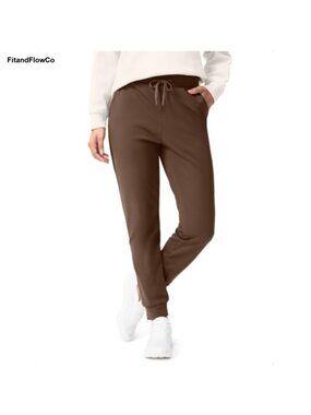 Fleece Lined Water Resistant Joggers Winter Warm Hiking Pants